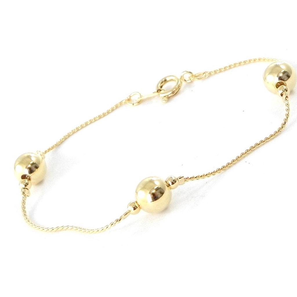 Les Trésors De Lily [F6695] - Gold Plated Bracelet 'Choreography'