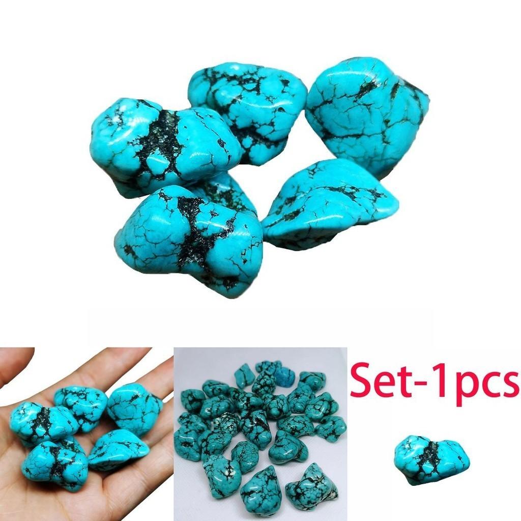 Distinctive Natural Turquoise Tumbled Crystals 2-3.5cm For Reiki And Healing