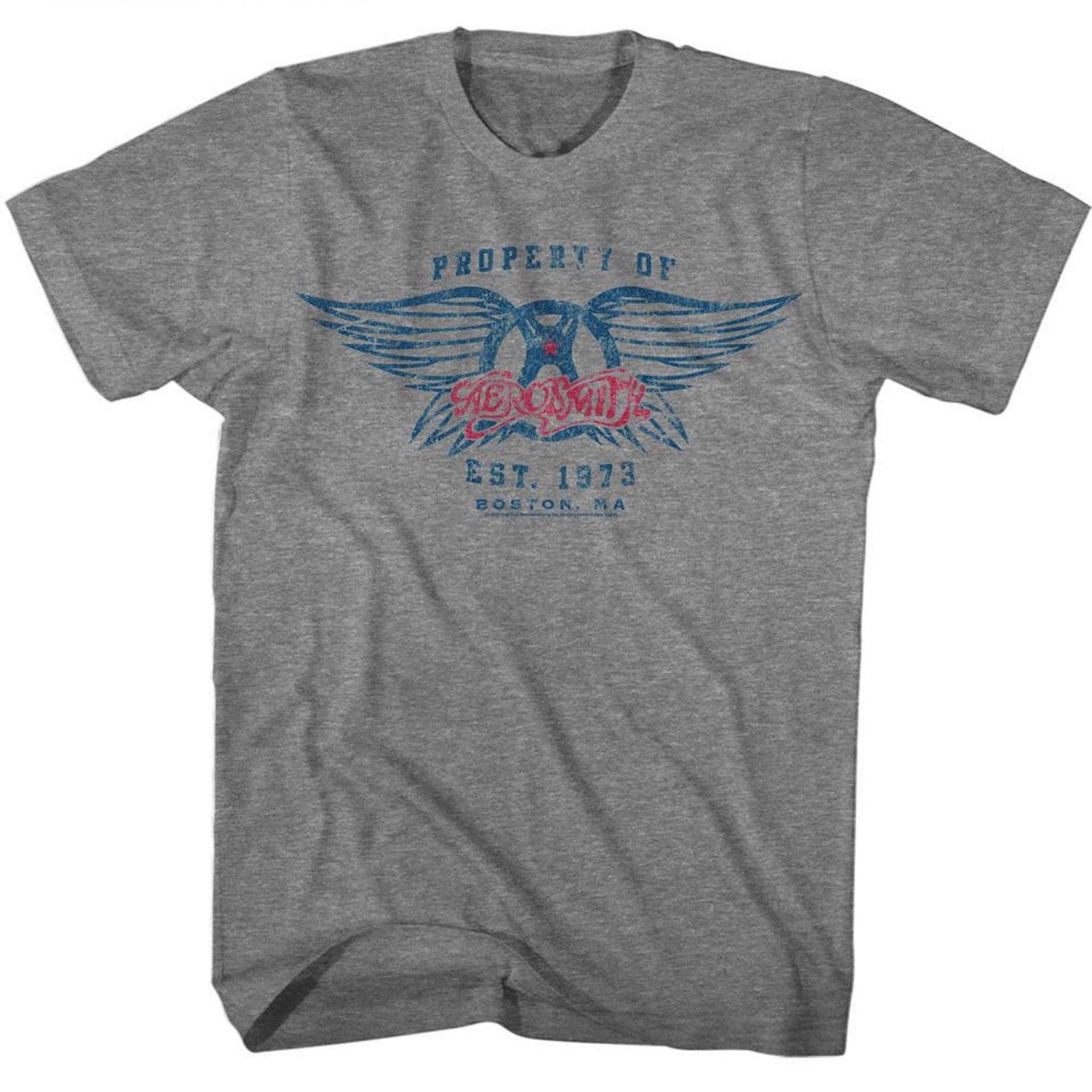 Aerosmith Est. 1970 Graphite Heather T-Shirt 2XL