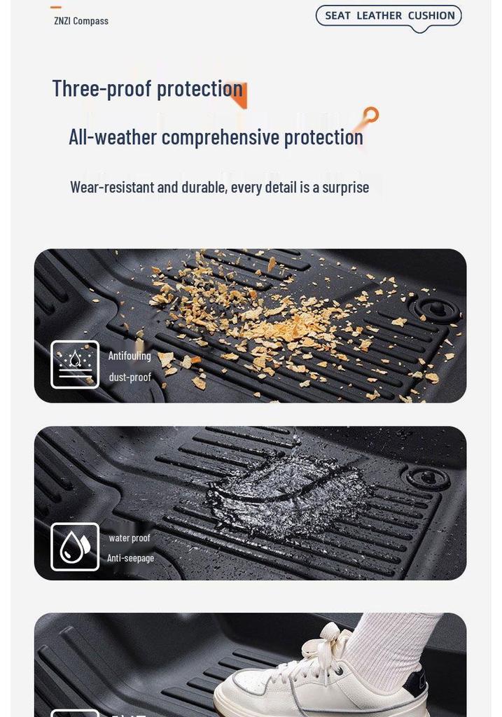 Deepal S07 TPE Trunk Mat - Car-Specific, Integrated, 26 Model