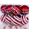 24 Pieces Christmas Balls Ornaments Baubles DIY Xmas Decors Lightweight Hanging for
