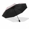 1pc Cinnamoroll Cupcake Automatic Folding Umbrella - Portable 3-Fold Design with Iron Frame, Perfect for Fans, Travel, Daily Use, and Festive Gifts.R0