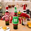 Charming Knitted Wine Bottle Sweater Outfit For Holiday Decor With Elegant Designs