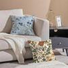 Retro Floral Classical Elegant Style Cushion Cover Linen Pillowcase Soft For Sofa Bed Home Room Decor