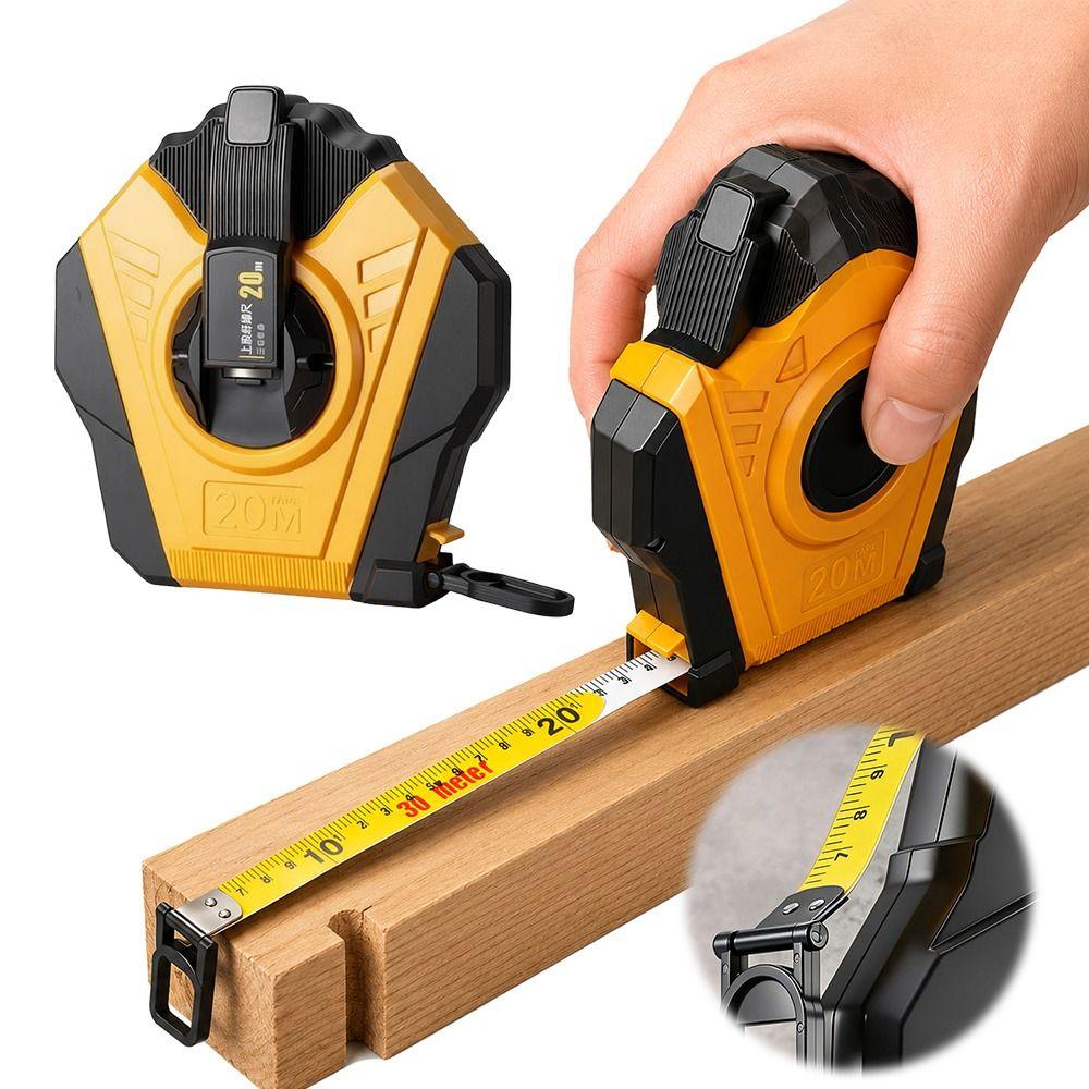 20/30/50M Long Distance Measuring Tape Portable Tape Measure  for Engineer Yard and Field