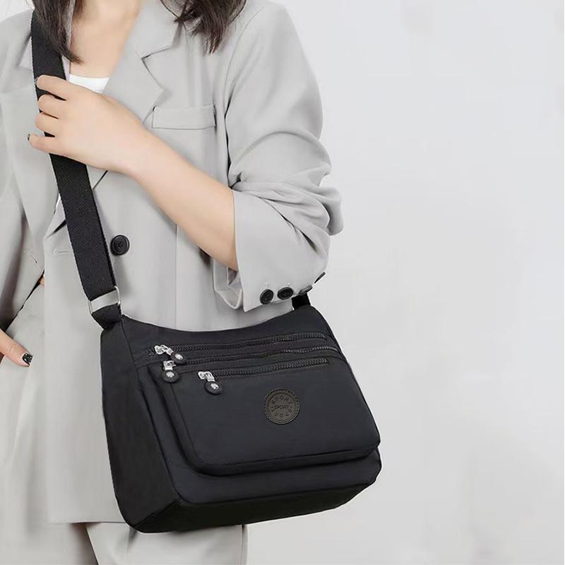 Neutral Party's New Nylon Shoulder Sling Bag for Men and Women, Fashionable and Casual Canvas Women's Bag