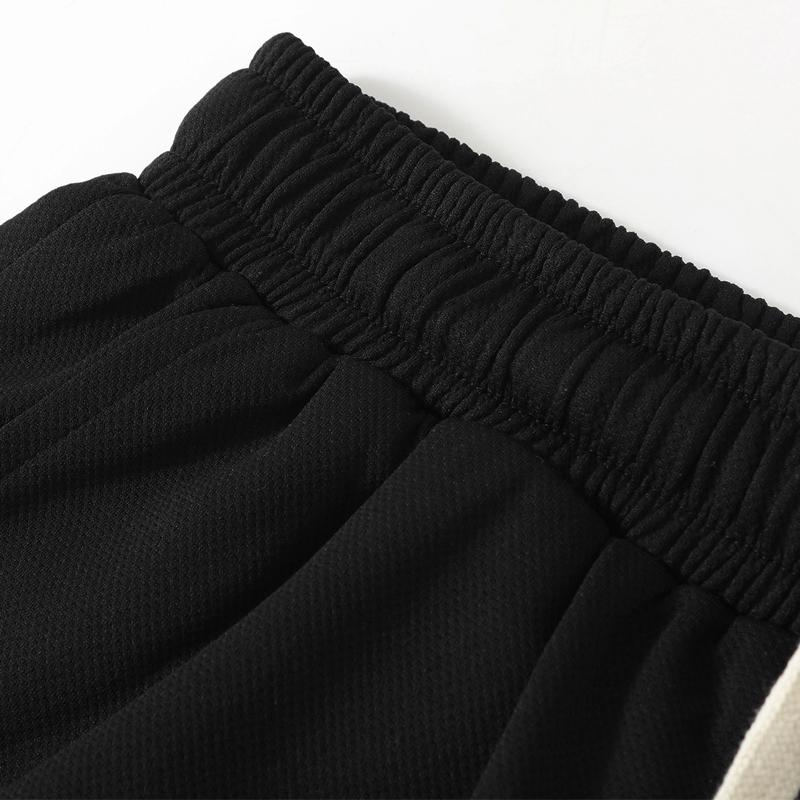 Übergröße 4XL-11XL Sommer Oversize Schwarze Shorts Herrenbekleidung Elastischer Bund Freizeithorts