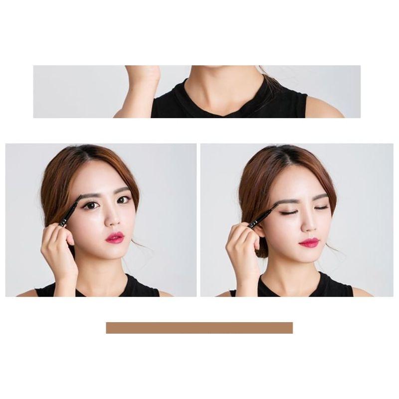 ROZO - Dual Head Eyebrow Pencil + Brush - 6 Colours