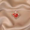 Elegant Pearl Brooch for Women's Suits - High-End Jewelry Pin