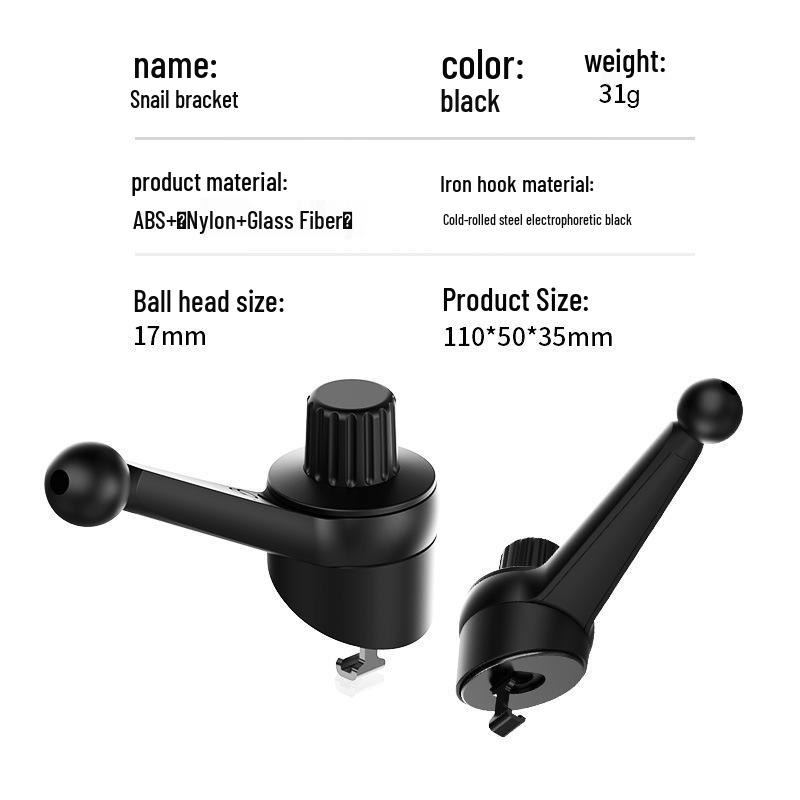 360° Rotating Car Phone Holder with Defogging Vent Clip