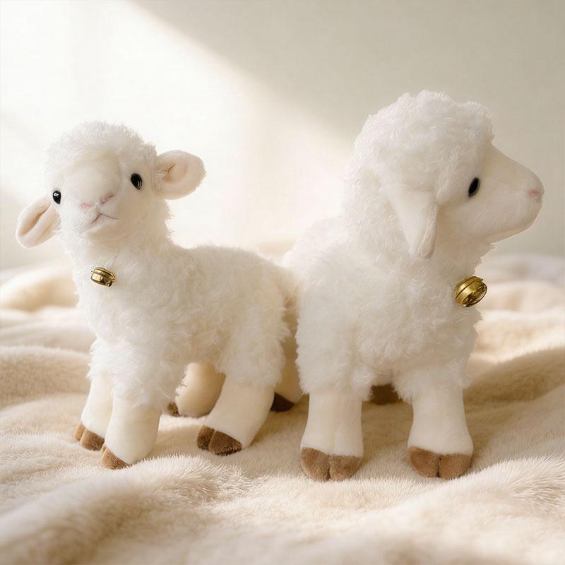 Bell Lamb Stuffed Animal Plush Toy Eid Ramadan Sheep Plushies Doll Middle Eastern Muslim Festival Bedroom Ornament Eid Al Fitr Fun for All Ages