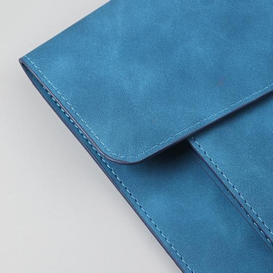 Document Bag A4 Envelope Folder Soft Faux Leather File Folder with Pen Insert