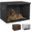 Pet Dog Kennel Cover 210D Oxford Dustproof Waterproof Durable Dog Cage Dust Cover  Outdoor Foldable Universal Dog Cage Accessory