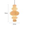 New Japanese LED Rice Paper Chandelier Living Room Dining Room Staircase Attic Indoor Home Lighting Decoration