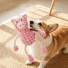 Dog Toys with Self Soothing Cotton Rope Teeth Grinding Bite Resistance and Sound Making Plush Pet Toys Suitable for All Dog Bree