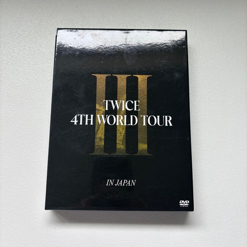 [USED] TWICE 4TH WORLD TOUR III DVD First Press Limited Edition
