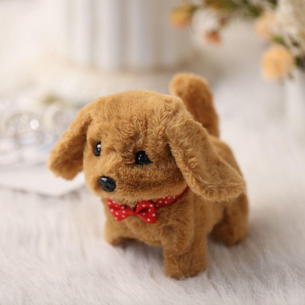 Walking Simulated Puppy Interactive Puppy Plush Toy Fashion Educational Gift  Chilren