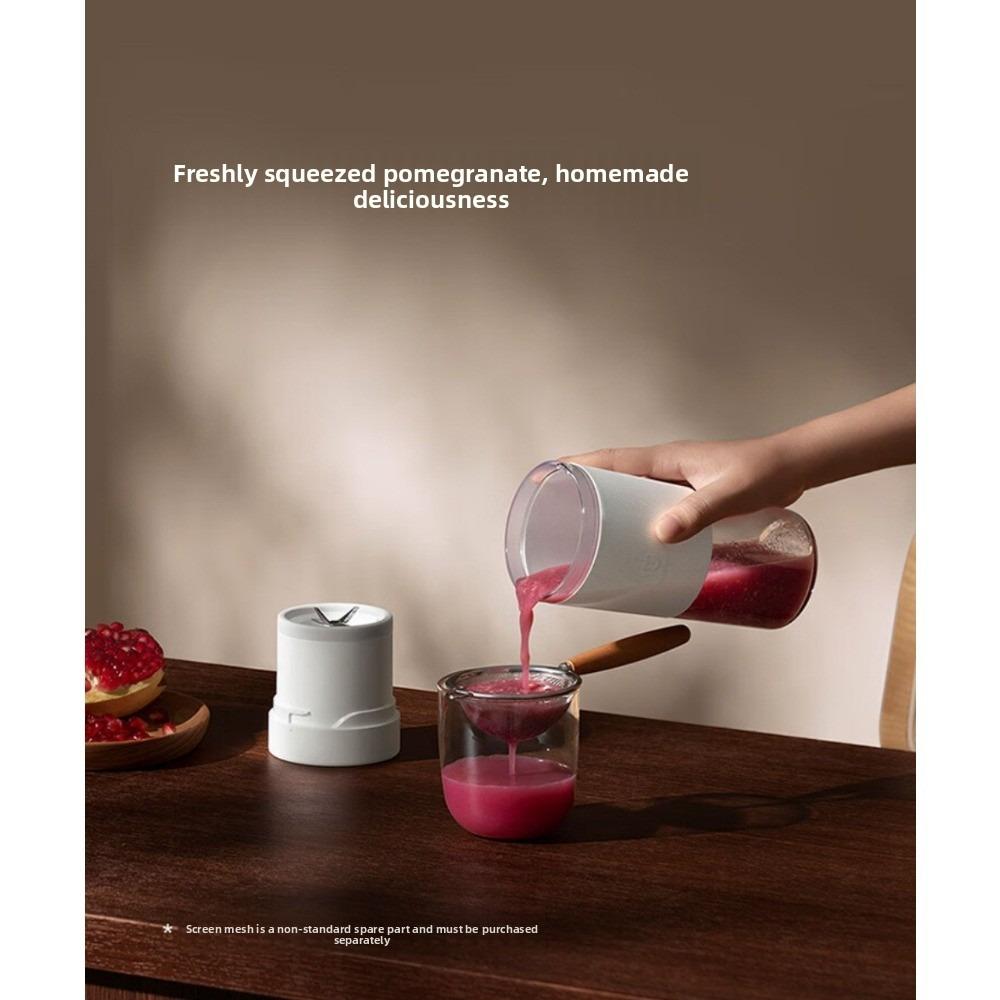 Mijia Portable Juicer Cup 2, Wireless Charging Mini Blender, Rechargeable Personal Size Juicer Bottle for Travel & Home