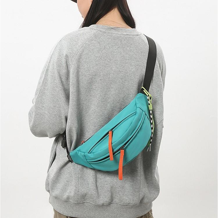 Women Sports Waist Bag Lightweight Crossbody Sling Bag Men Large Capacity Fanny Pack Casual Travel Chest Bag