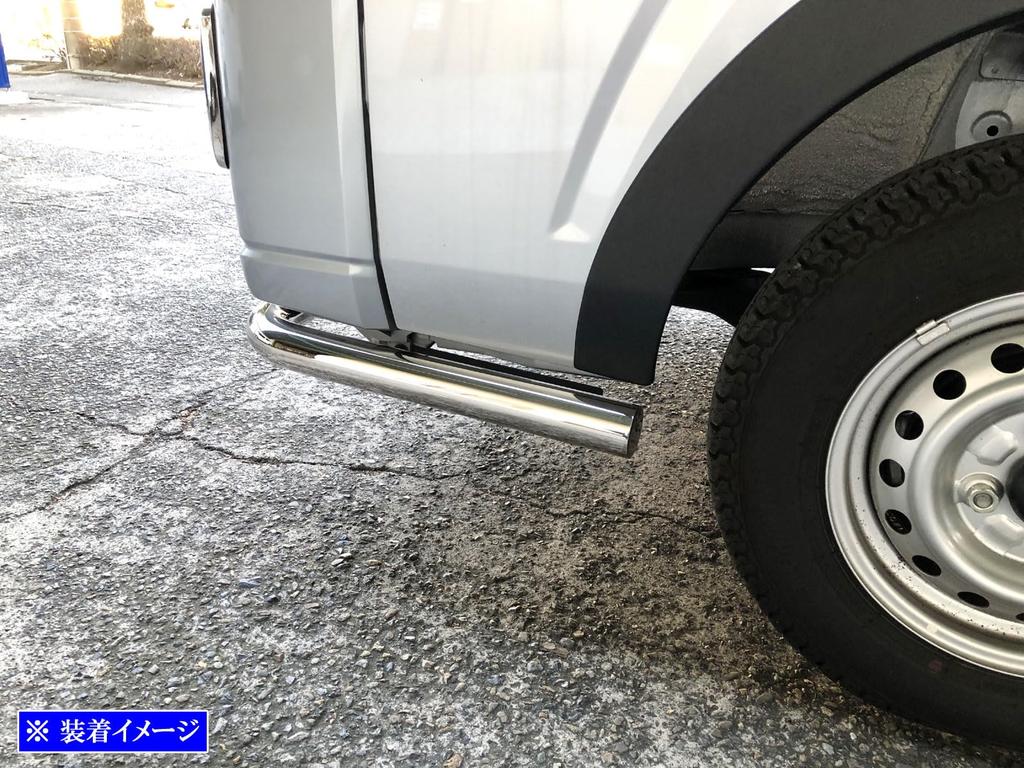 BRIGHTZ Stainless Steel Plated Front Bumper Pipe for Hijet Truck Guard, Type, S500P/S510P [FRO-GUA-002]