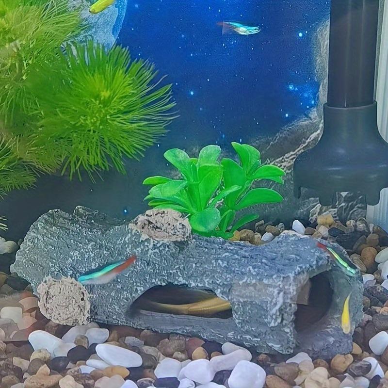 Unique Resin Wood Barrel Shape Aquarium Decorations – Fish Tank Accessories