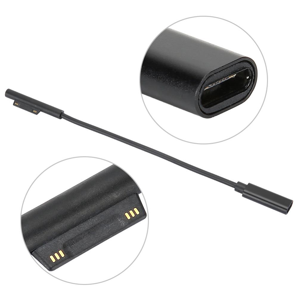 15V PC Fast Charging Cable for for Microsoft Surface Pro 3/4/5/6 Laptop Charging
