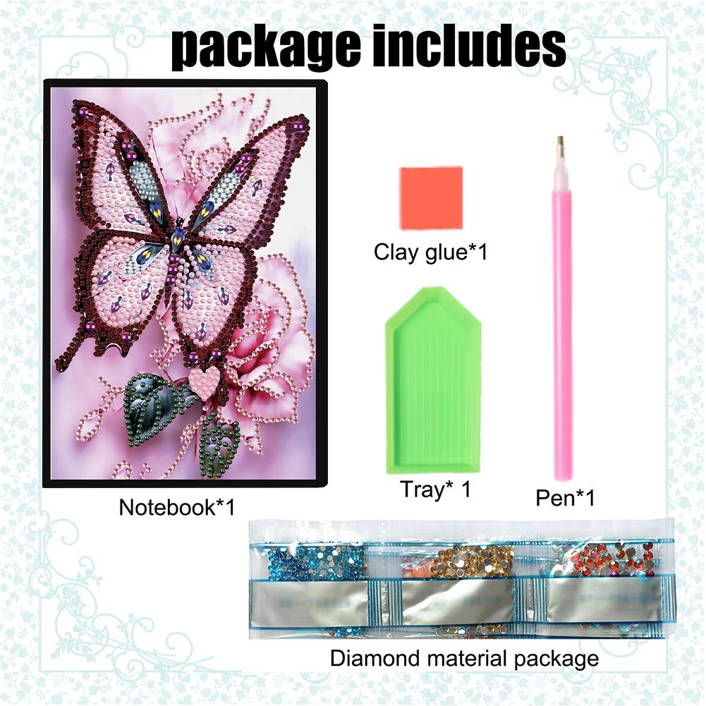 Animal Special Shaped Diamond Painting Notebooks No Lines Diamond Painting Journal Notebook for Birthdays Or Christmas Gifts