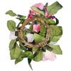 Romantic Wreath with Pink Roses, Diameter 20 cm