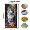 Cat Flower Arge Size Diamond Painting New Collection 2026 Animals Diy Full Square Round Drill Rhinestone Embroidery Mosaic Cross Stitch Kits