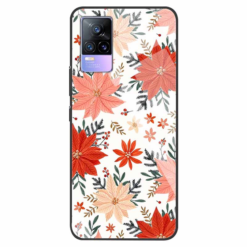 For VivoV21 5G Tempered Glass Case for Vivo V21 5G Soft Bumper Hard Funda For Vivo X60 Pro Global Phone Case X60 5G 2021 Cover