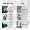 HBADA P3 Office Chair Desk Chair Chair 3D Armrest 3D Headrest Lower Back Pain Lumbar Support High Back Mesh Approximately 145 Degree Reclining