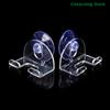 2Pcs Transparent Hook Waterproof Removable Shaver Holder Suction Cup Razor Rack