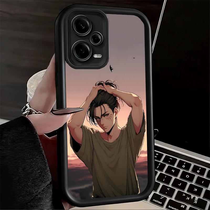 Phone Case for Xiaomi Redmi Note 15 14 13 Pro Plus A-Attack On T-Titan Eren Yeager Shell 12S 11 11S 11T 5G 14S Soft Silicone Fun
