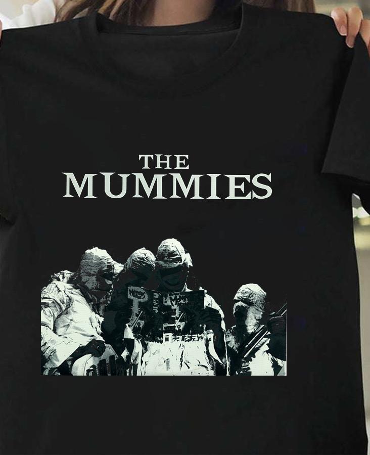 The Mummies Black Cotton All size S-5XL Unisex Shirt Halloween AD454 Unisex T-Shirt L