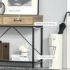 Console Table Hallway Table with Shelf and 2 Drawers, 100 x 35 x 76.5 cm Side Table Sofa Table Display Table for Small Spaces, Entryway, Hallway