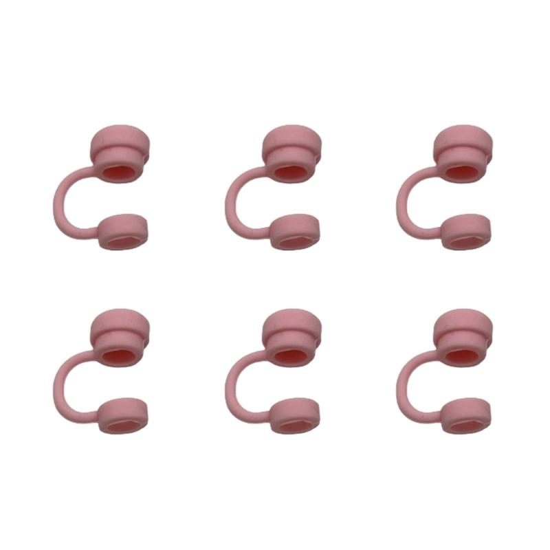 Set of 6 Dustproof Hat for 10mm Cup Straw Straw Sleeves Straw Hat Drink Cover Unique Cup Straw Sleeve Protectors