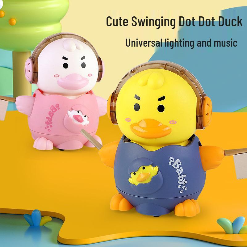 Electric Plush Toy: Educational Luminous Dancing Robot for Kids