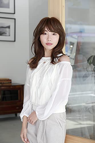 5-minute wig, nuanced straight, heat-resistant, maroon brown