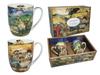 Set di 2 Tazze Van Gogh Case dal Tetto di Paglia Carmani Set Regalo