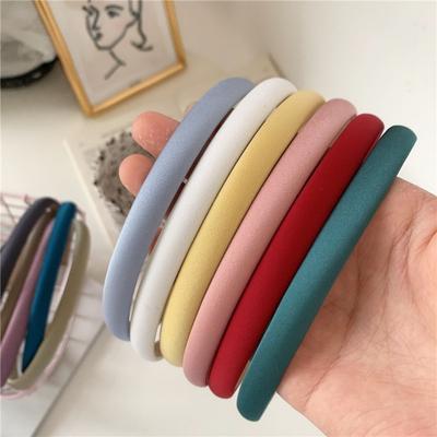 Solid Color Elegant Hairbands For Women Girls Hair Bands Elastic Wash Face Headbands Fashion Hair Hoops Bezel Accessories
