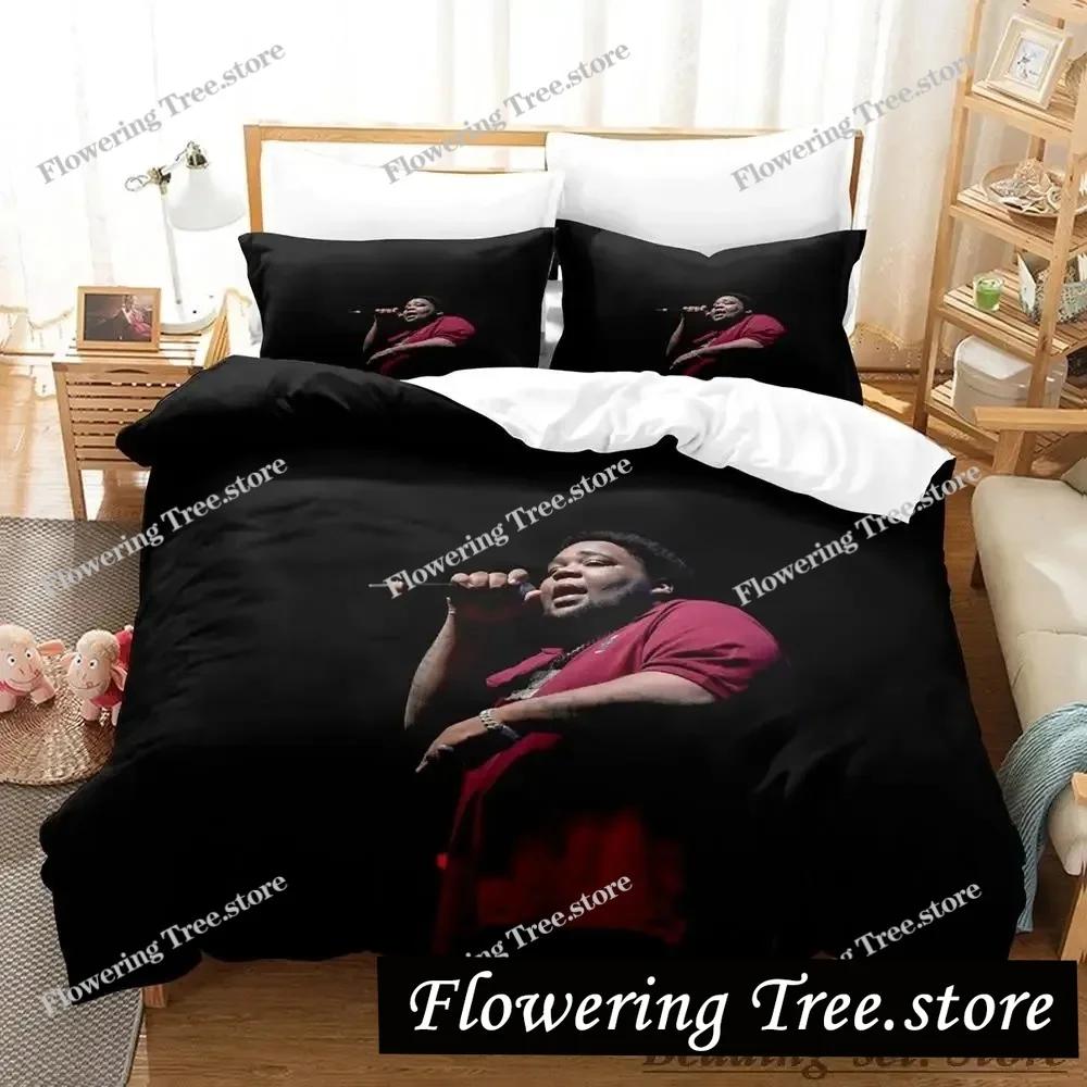 Beliebtes Rod Wave Bettwäscheset Einzelbett Twin Full Queen King Size Bettwäscheset Schlafzimmer für Erwachsene und Kinder Bettbezug-Sets Anime Bettwäsche Set Bett