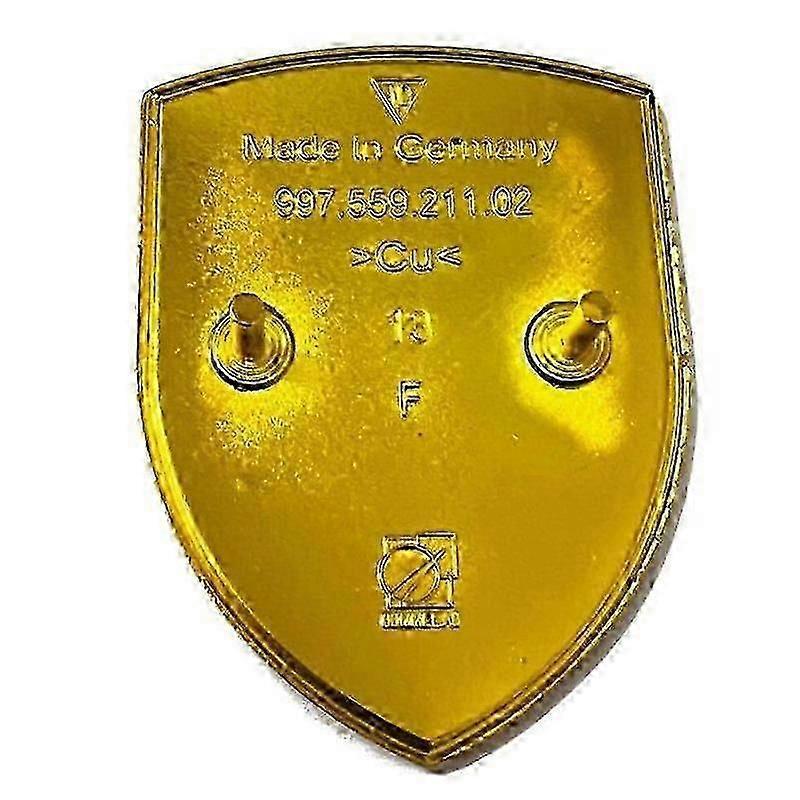 Emblem badge logo Porsche car hood metal 25-26s