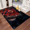 Modern Artistic Red Tiger Pattern Area Rug for Living Room Decor Suitable for Use As an Anti-slip for Living Room Bedroom Sofas