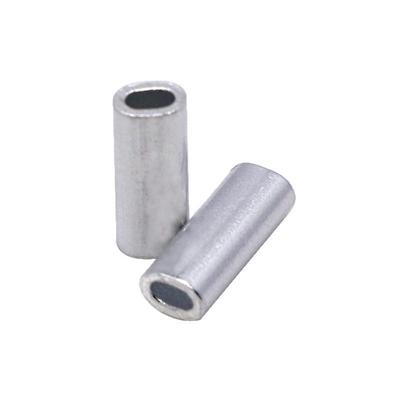 Aluminium Single Oval Tube Sleeve Angelzubehör