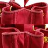 PRADA Canapa Tote Mini Handbag 2WAYShoulder Red canvas Women Used