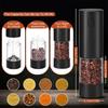 Convenient Rechargeable Salt Mill Peppers Mill Adjustable Coarseness Peppers Grinder Electric Salt Mill for Kitchen