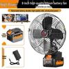 Hao Kai Wireless Lithium Battery Fan with Long-Lasting Battery and All-Metal Motor for Outdoor Use
