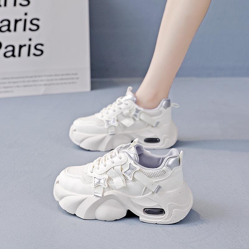 ins Han platform dad shoes 2025 autumn new street shot student running sneakers heightening casual YB-2809