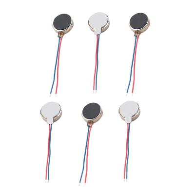 6 ks Malý vibrační motorek pro elektronická zařízení 10mmx3mm, Samolepicí mini vibrační motorek ,DC3V 80mA Proudový výkon