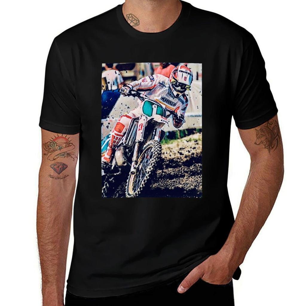 Donny Schmit Motocross Colour Tshirt Daily Wear Print Tshirt